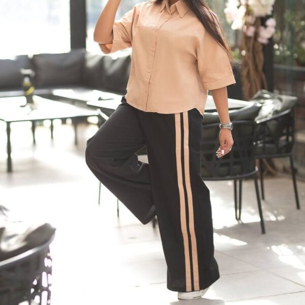 ست شومیز و شلوار لنین درجه یک